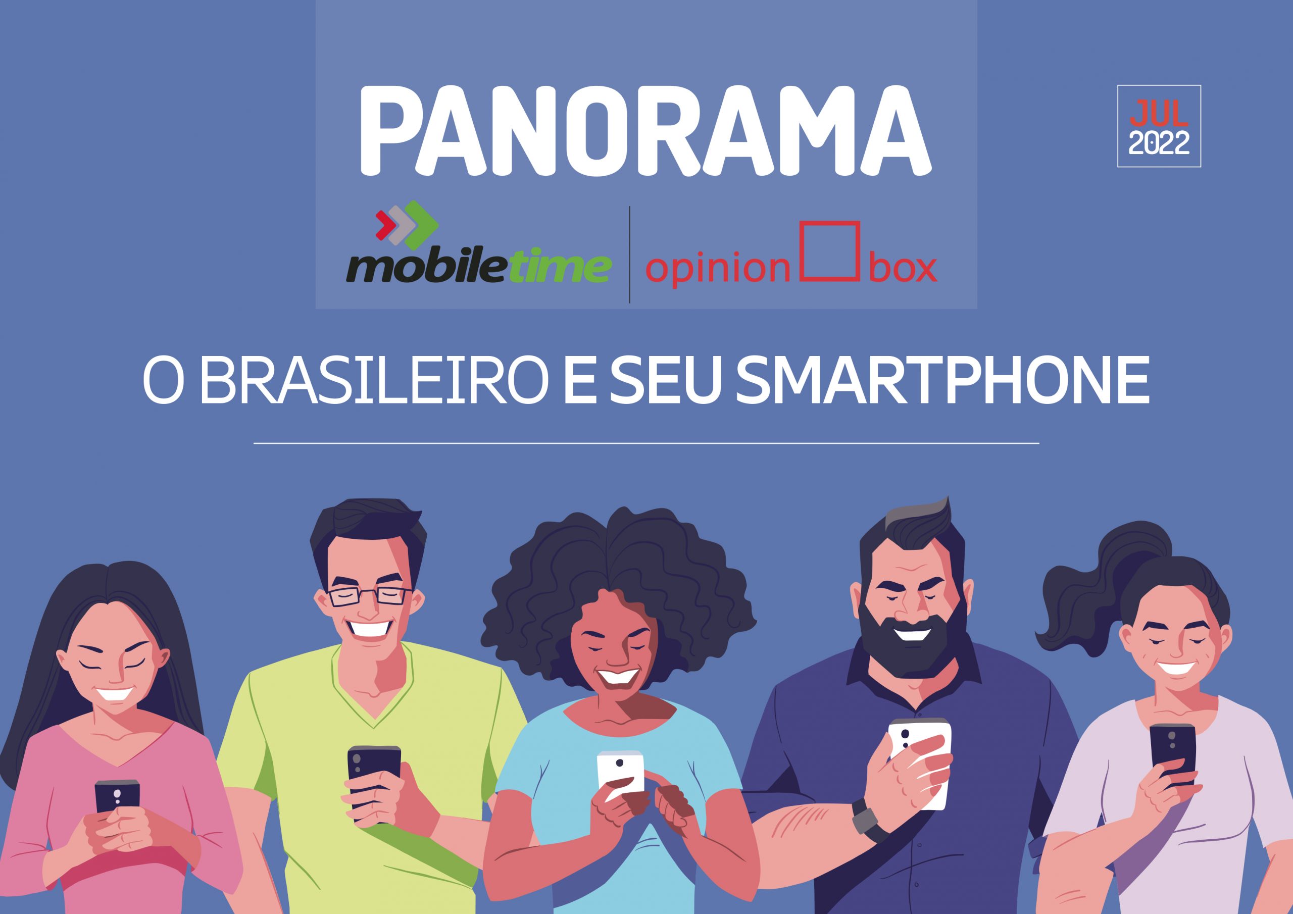 Brasileiro e seu smartphone