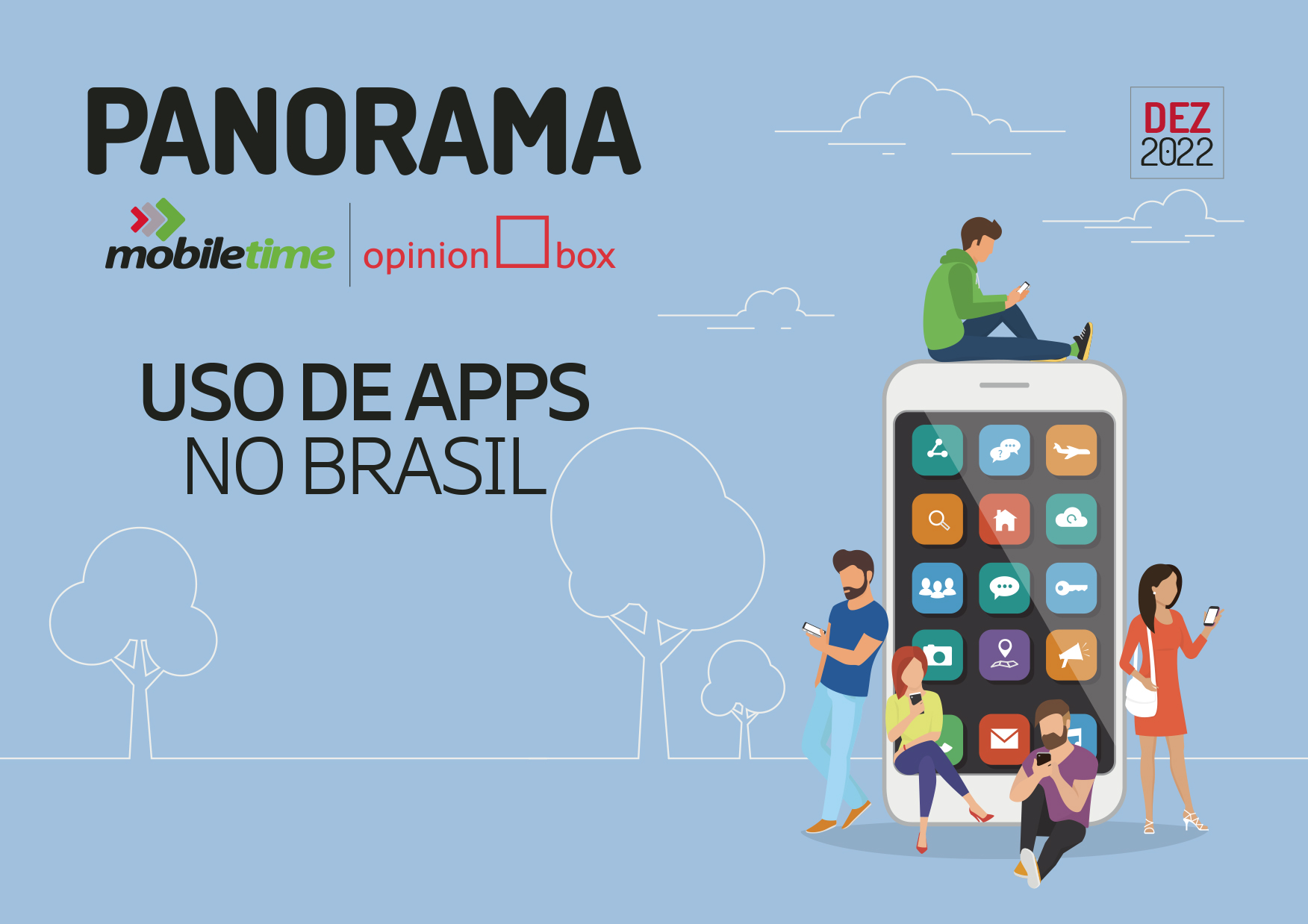 Uso de apps no Brasil - Dez 22