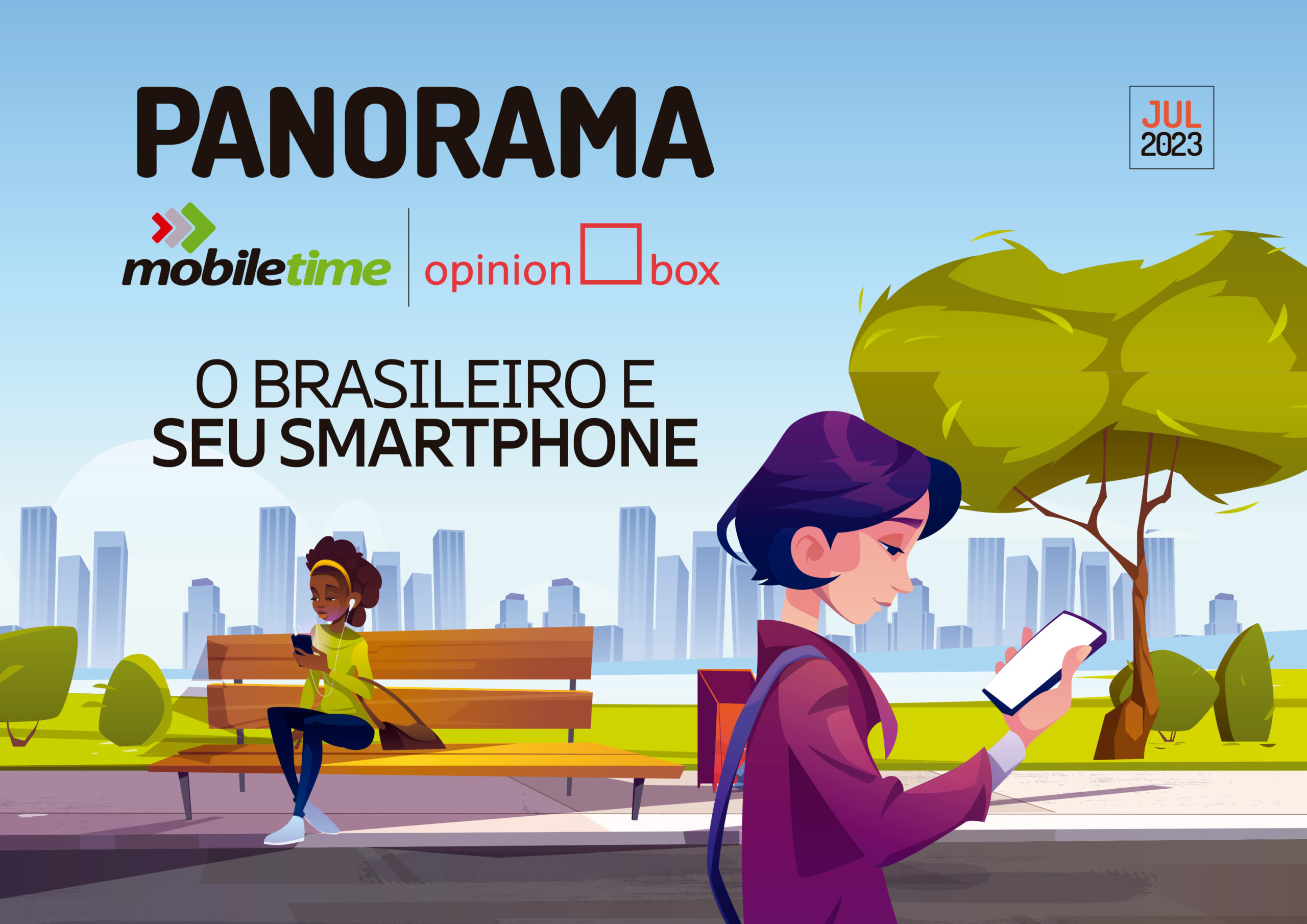 Brasileiro e seu smartphone