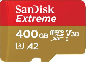 Extreme microSD U3 A2 V30 400GB HR