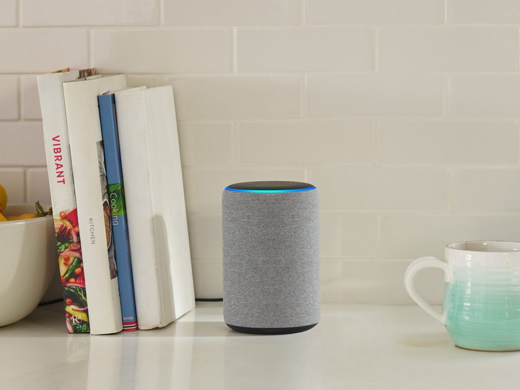 Echo Plus Heather Gray Kitchen