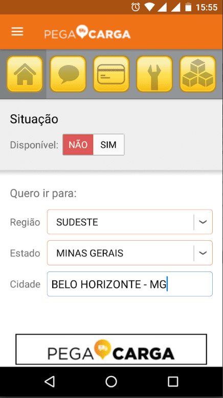 Tela Pega Carga 01