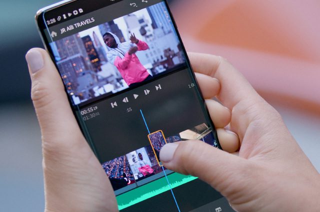 Aplicativo de edição de vídeos, Edição de vídeos em dispositivos móveis