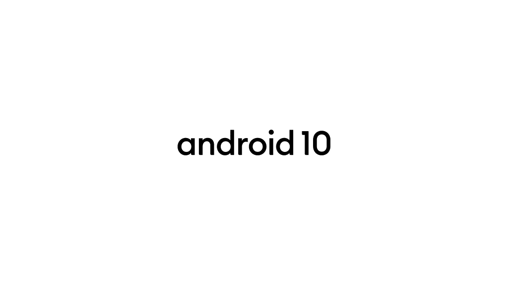 Android 10 mark black