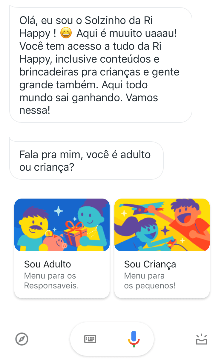 Meu Solzinho no Google Assistente