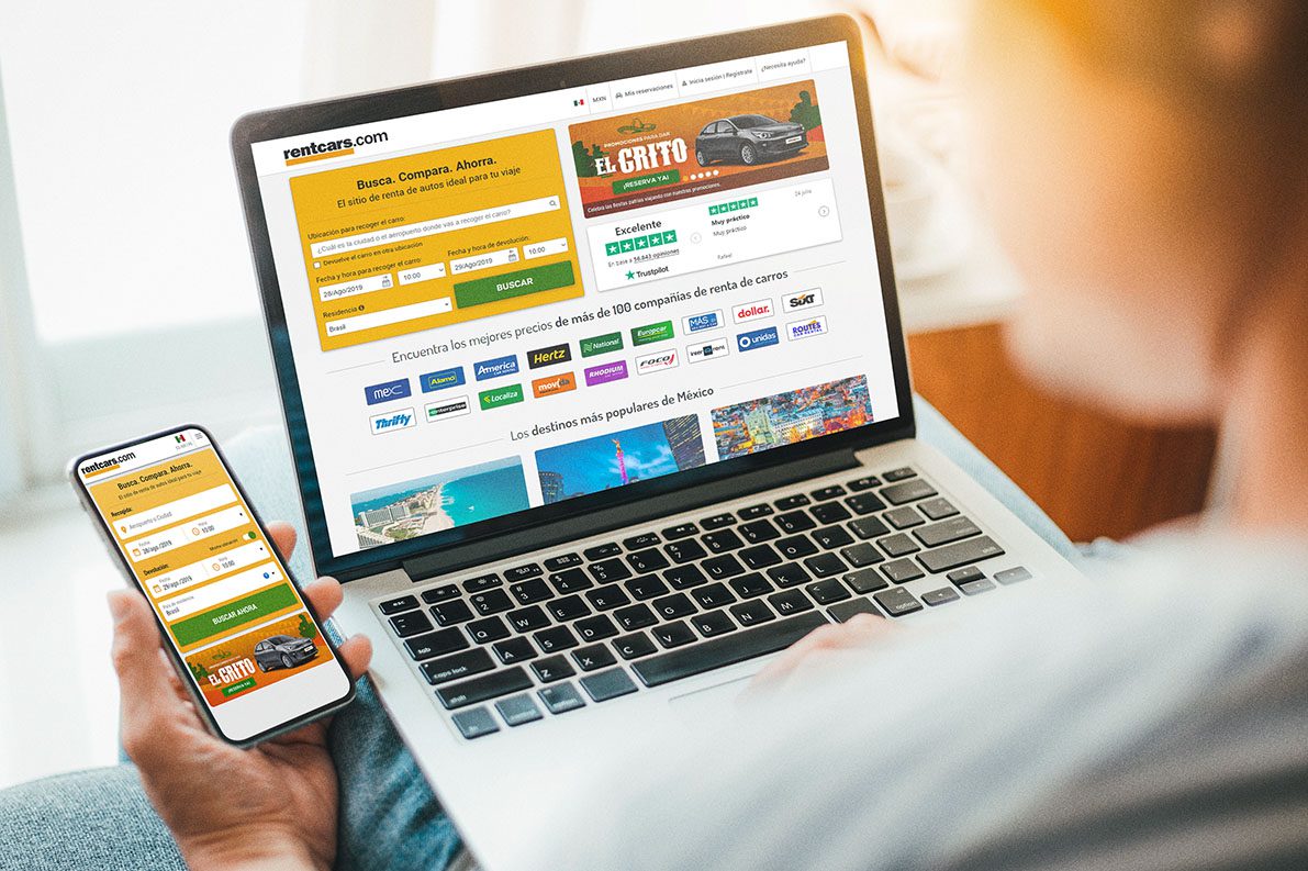 Número de reservas feitas em app da Rentcars.com cresce 104% no Brasil 1 Rentcars.com