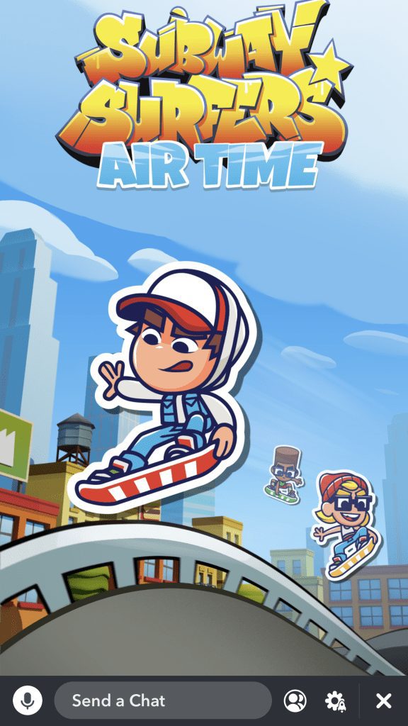 Subway Surfers Air Time Snap Games Hero Image