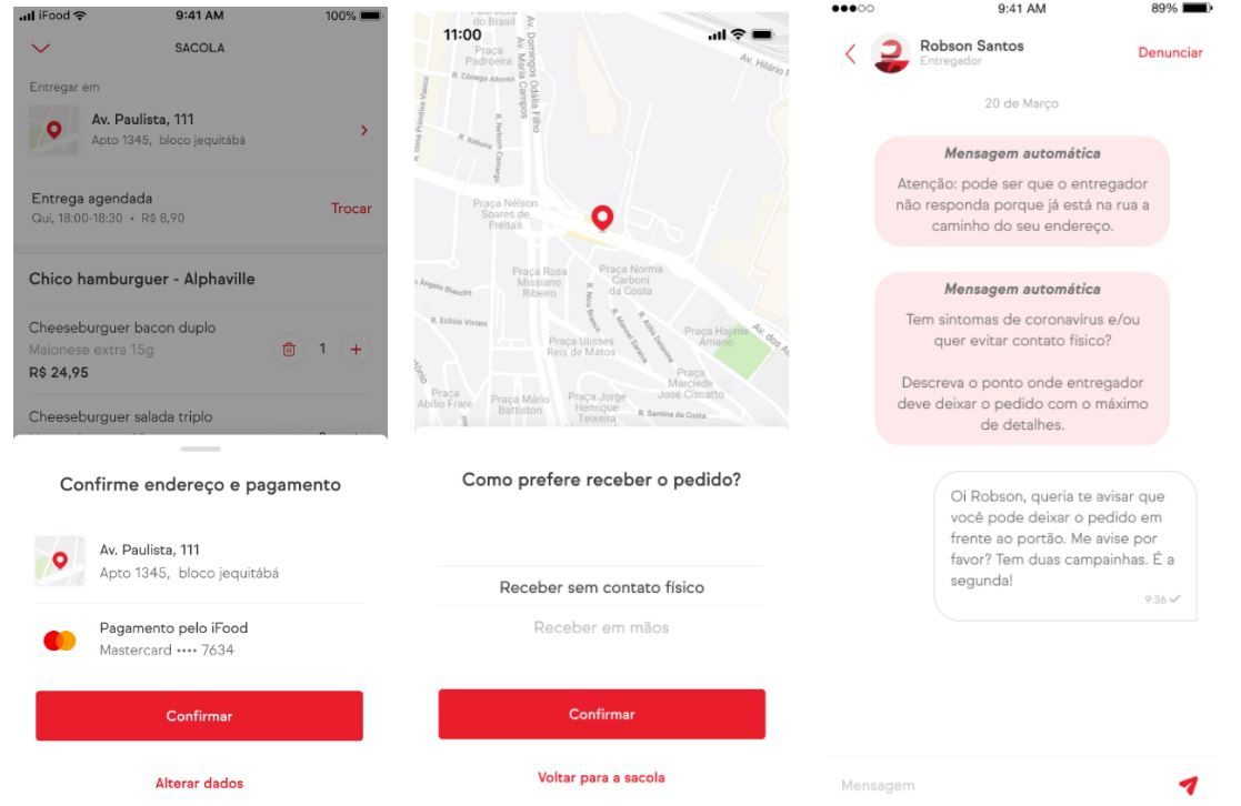 iFood sem contato