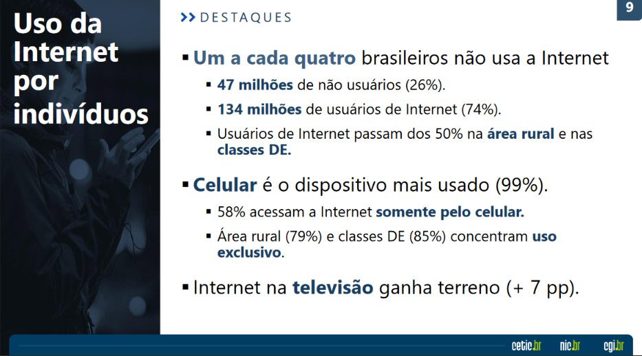 58% dos internautas brasileiros acessam a web exclusivamente pelo celular -  Mobile Time