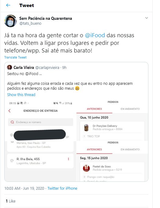 iFoodno Twitter3