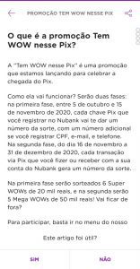 Nubank cria promoção para incentivar cadastro de chaves Pix 1 nubankpix
