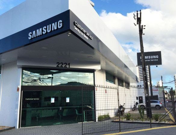 Centro de atendimento da Samsung no nordeste do Brasil