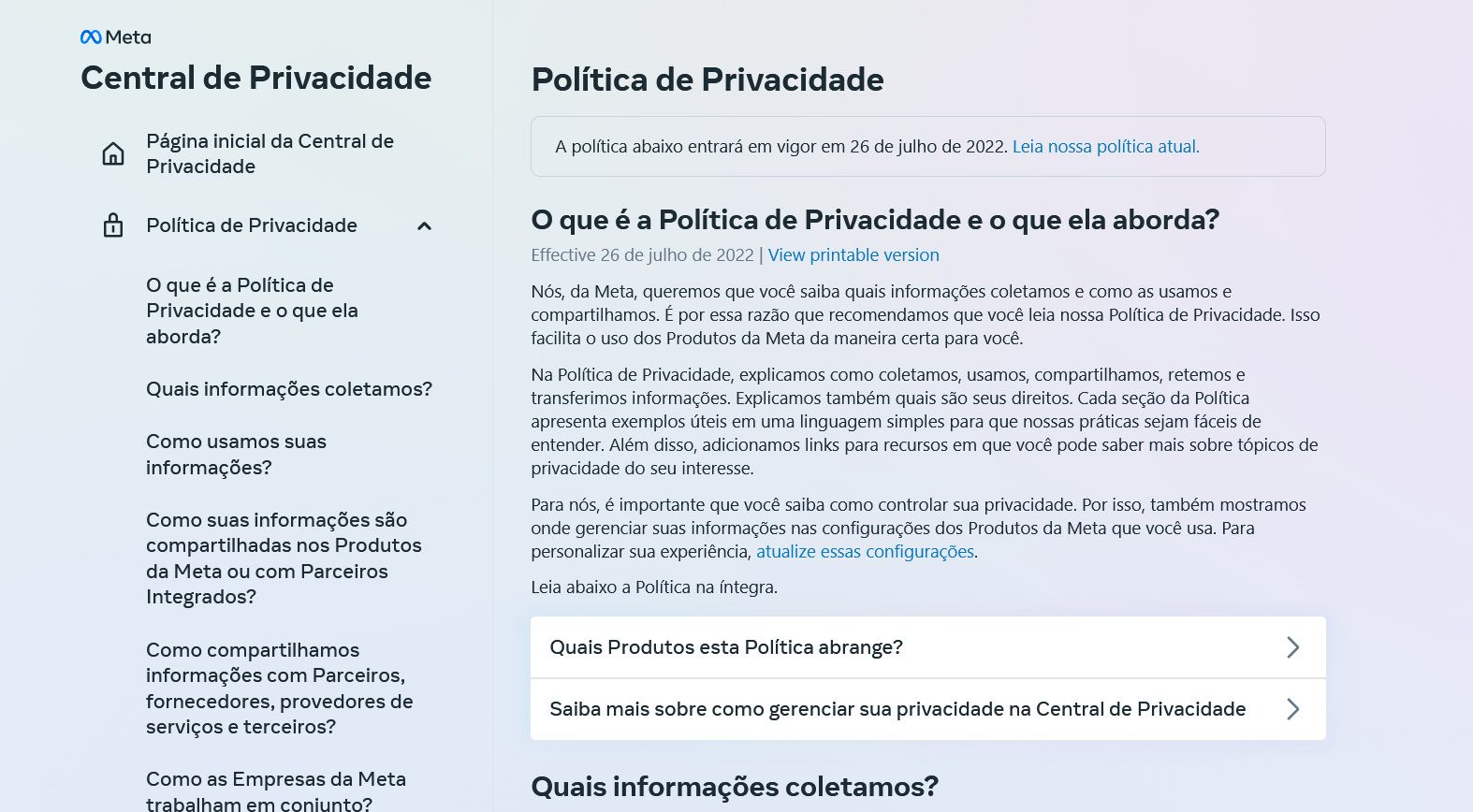 Política de Privacidade