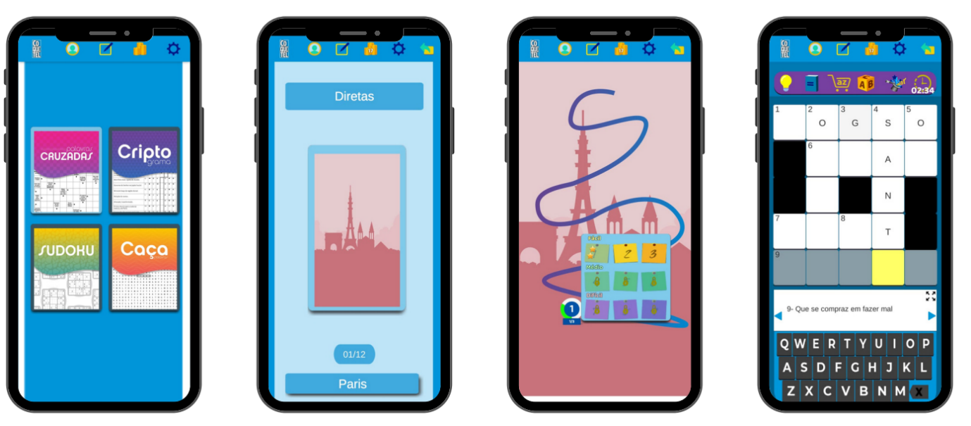 Tradicional editora de revistinhas de passatempo, Coquetel lança app com 90  jogos - Mobile Time