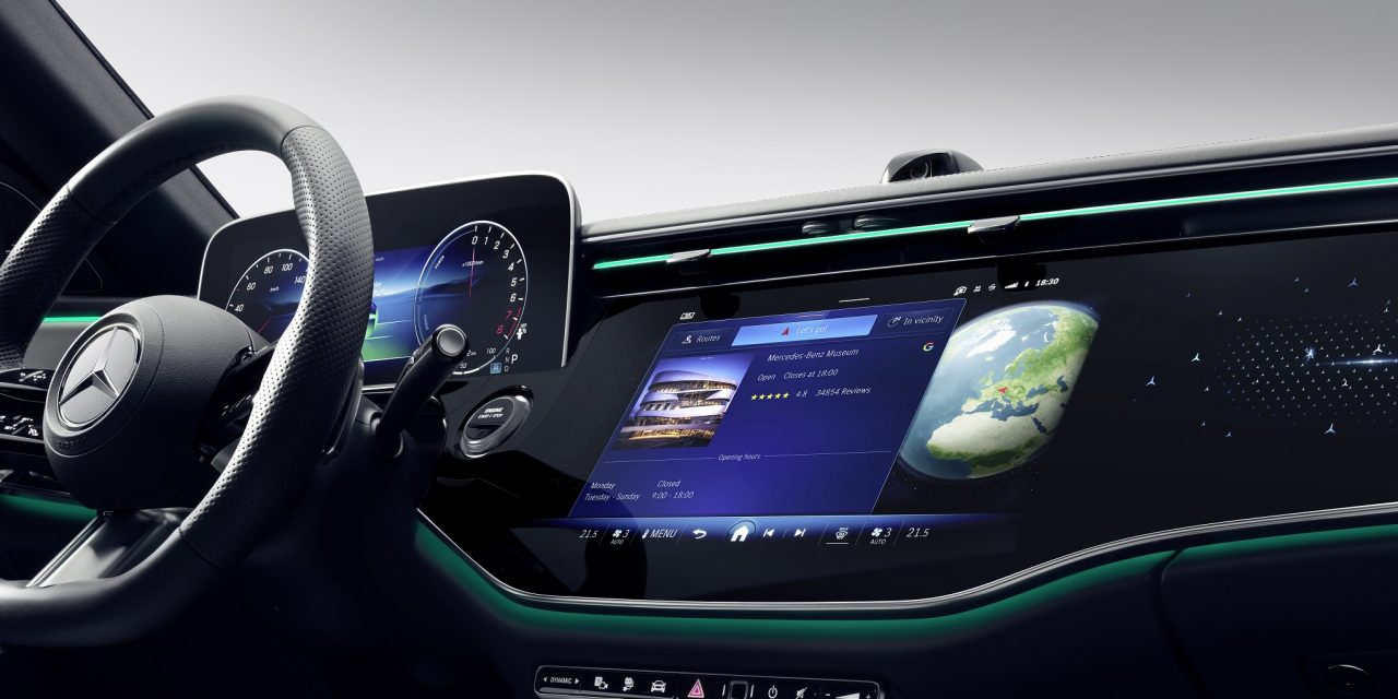 Mercedez-Benz cria sistema operacional para os seus carros, o MB.OS