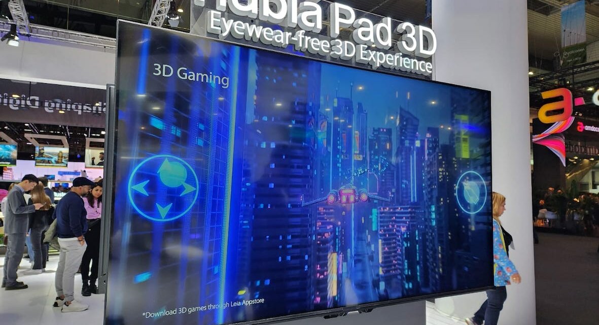 ZTE demonstra tablet 3D que dispensa óculos