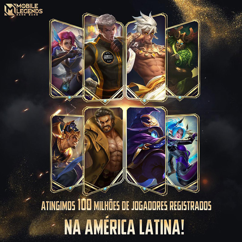 Mobile Legends: Bang Bang com 100 milhões de usuários registrados