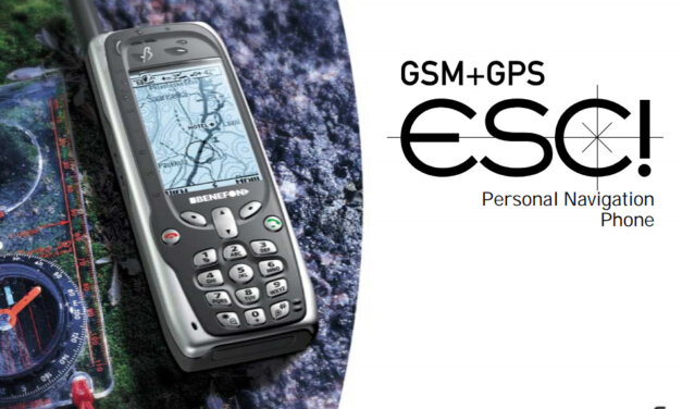 Primeiro celular com GPS: Benefon Esc!