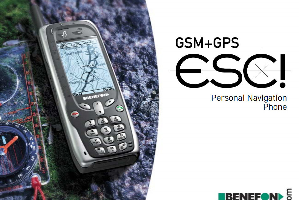Primeiro celular com GPS: Benefon Esc!