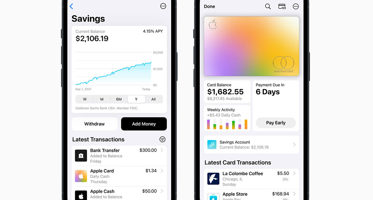 Apple lança conta poupança para usuários do seu cartão