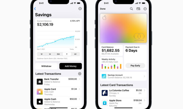Apple lança conta poupança para usuários do seu cartão