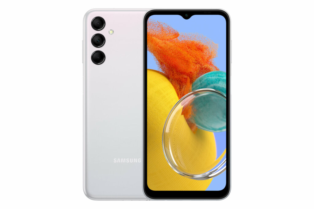 SM M146 Galaxy M14 5G Silver Front