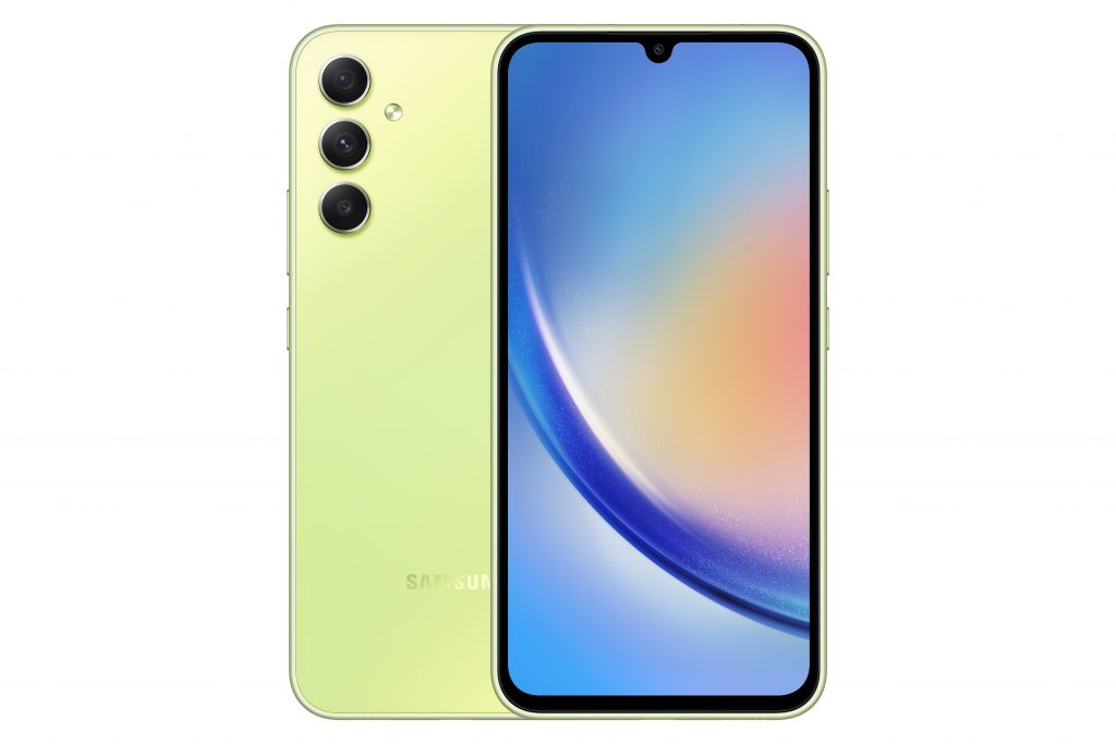 dl7 Galaxy A34 5G Awesome Lime Front 1024x683 1