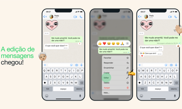 WhatsApp oferece 15 minutos para a edição de mensagens enviadas