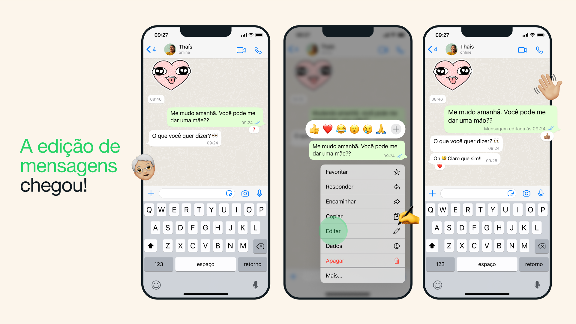 WhatsApp permite a edição de mensagens enviadas - Mobile Time