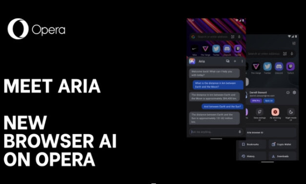 Aria, IA do Opera One, está disponível para Android