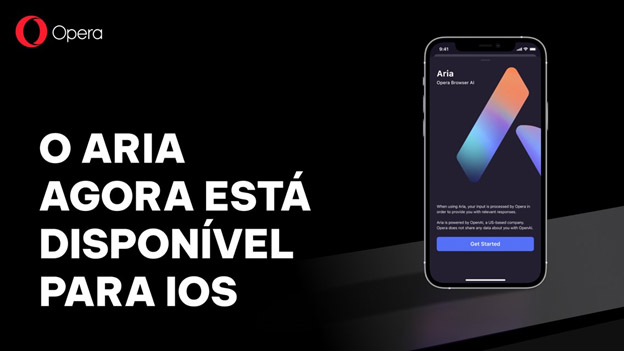 Navegador Opera lança IA generativa para iOS