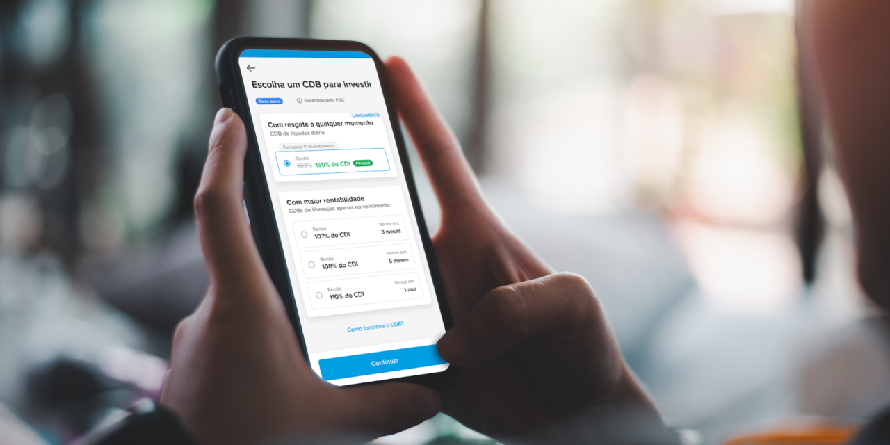 Mercado Pago lança CDB com rendimento de até 103% do CDI