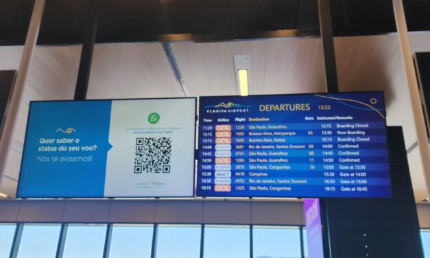 Aeroportos de Florianópolis e Vitória enviam status de voos por WhatsApp