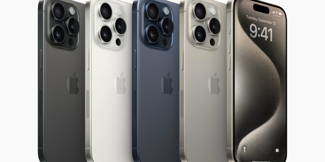 iPhone 15 Pro é revestido de titânio e grava vídeos em 3D