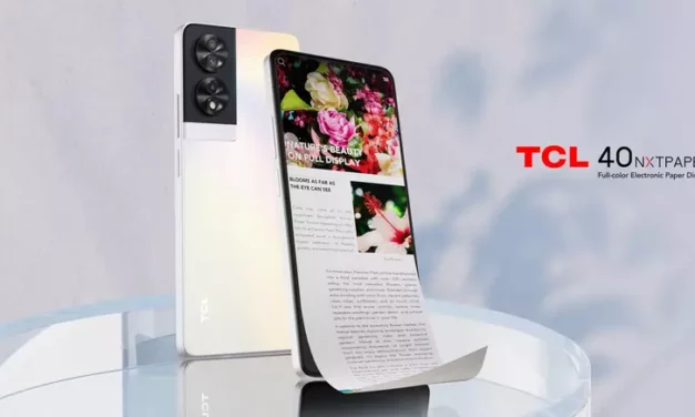 TCL lança smartphone com tela com “sensação de papel”