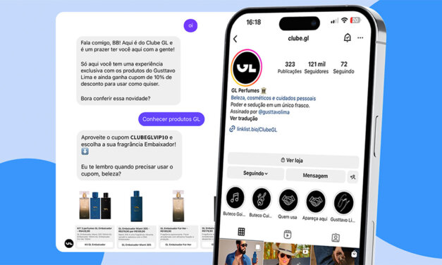 Venda conversacional de perfume de Gusttavo Lima no Instagram alcança 340 mil em uma semana