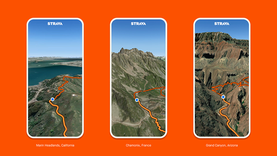 Strava lança ferramenta que recria atividade física em mapa 3D