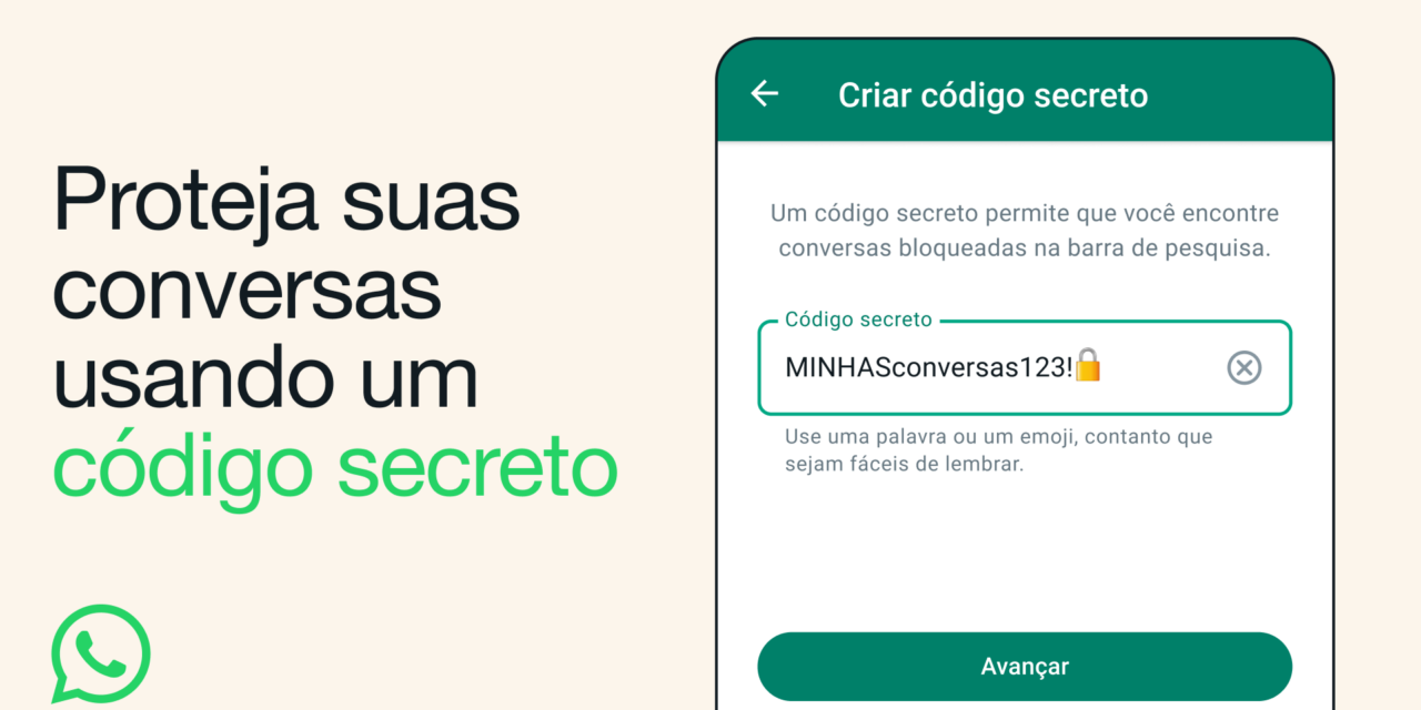 WhatsApp lança ferramenta de segurança para esconder conversas