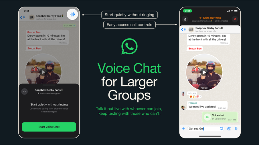 WhatsApp lança recurso de chat por voz