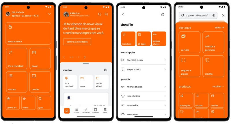 Itaú atualiza seus apps com novas funções para 100% de sua base