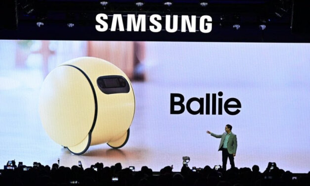 Samsung atualiza robô móvel com IA, Ballie, que tem projetor embutido