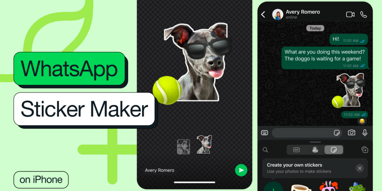 WhatsApp lança editor de figurinhas para dispositivos Apple