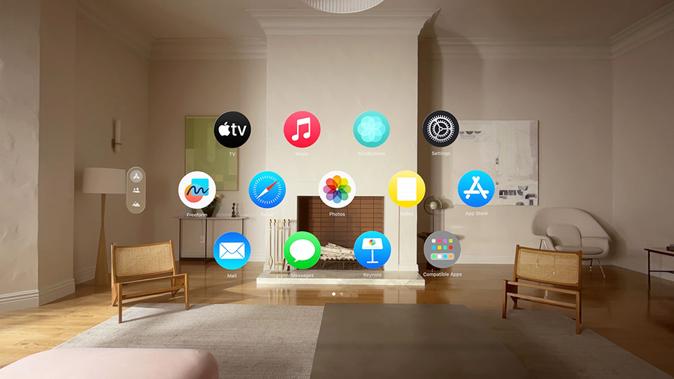 Apple lança mais de 600 apps para Apple Vision Pro