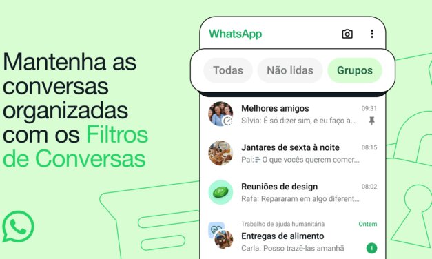 WhatsApp lança filtros de conversa para organizar mensagens
