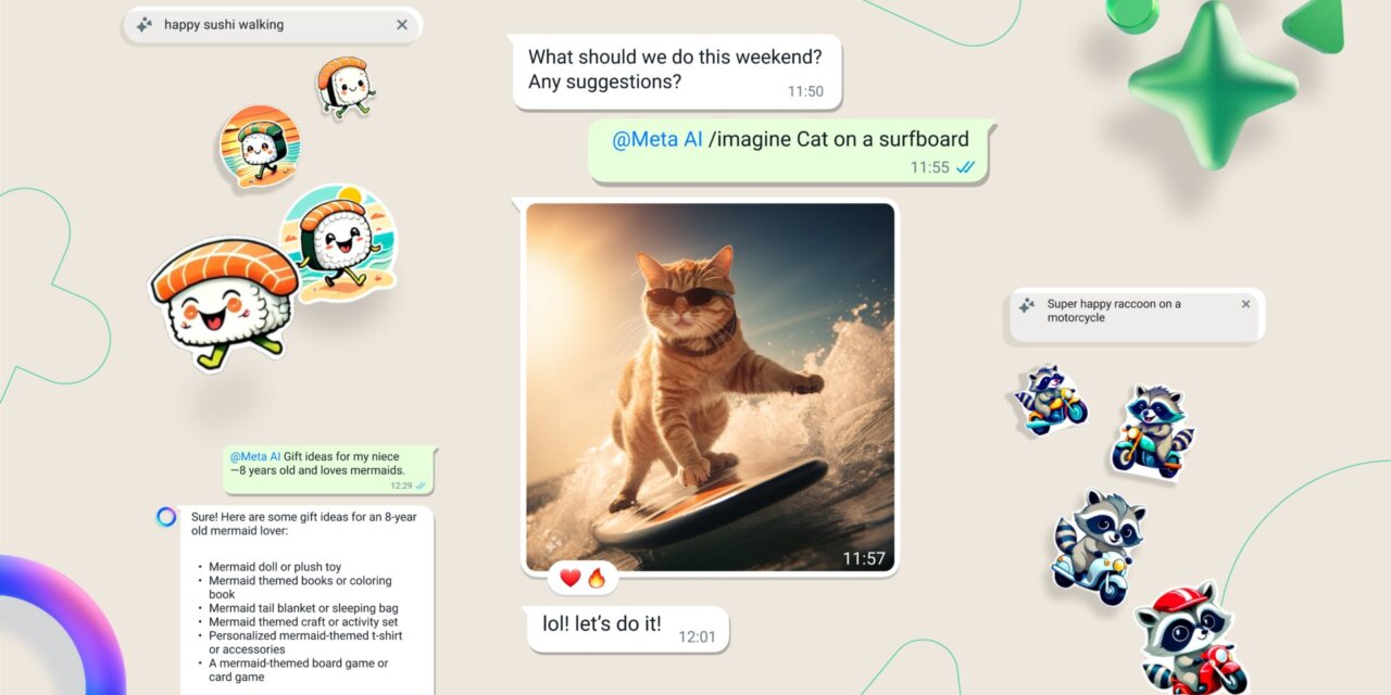 WhatsApp – figurinhas personalizadas com IA