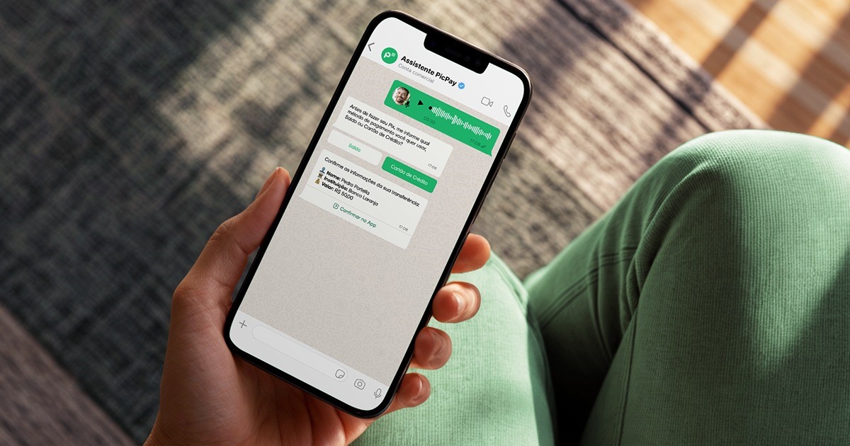 PicPay lança assistente com IA generativa para pagamentos via Pix no WhatsApp