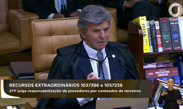 Fux vota para plataformas serem responsabilizadas por conteúdos de terceiros; Barroso pede vista