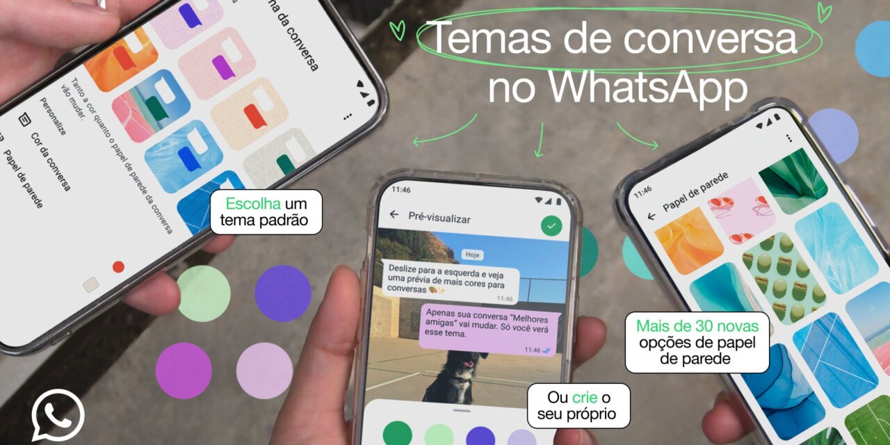 WhatsApp lança temas de conversas personalizados