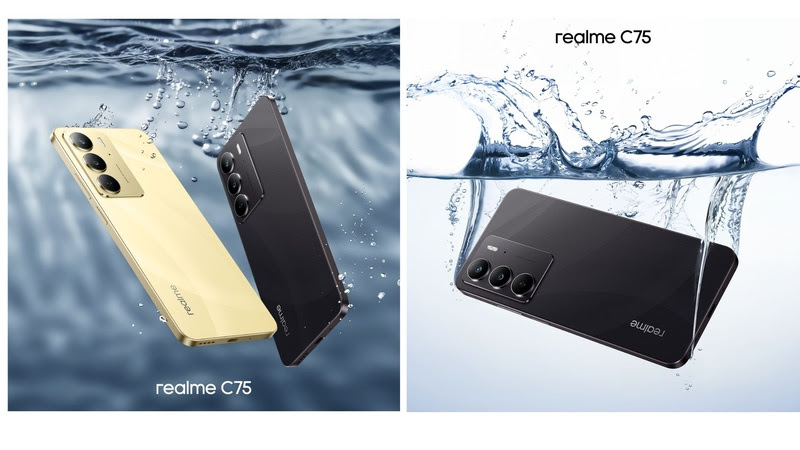 Realme lança C75, smartphone mais resistente e bateria de longa duração