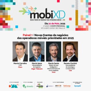 Bradesco, Claro, Itaú, TIM e Vivo no MobiXD 2025 1 1200x1200px MobiXD LKD P1